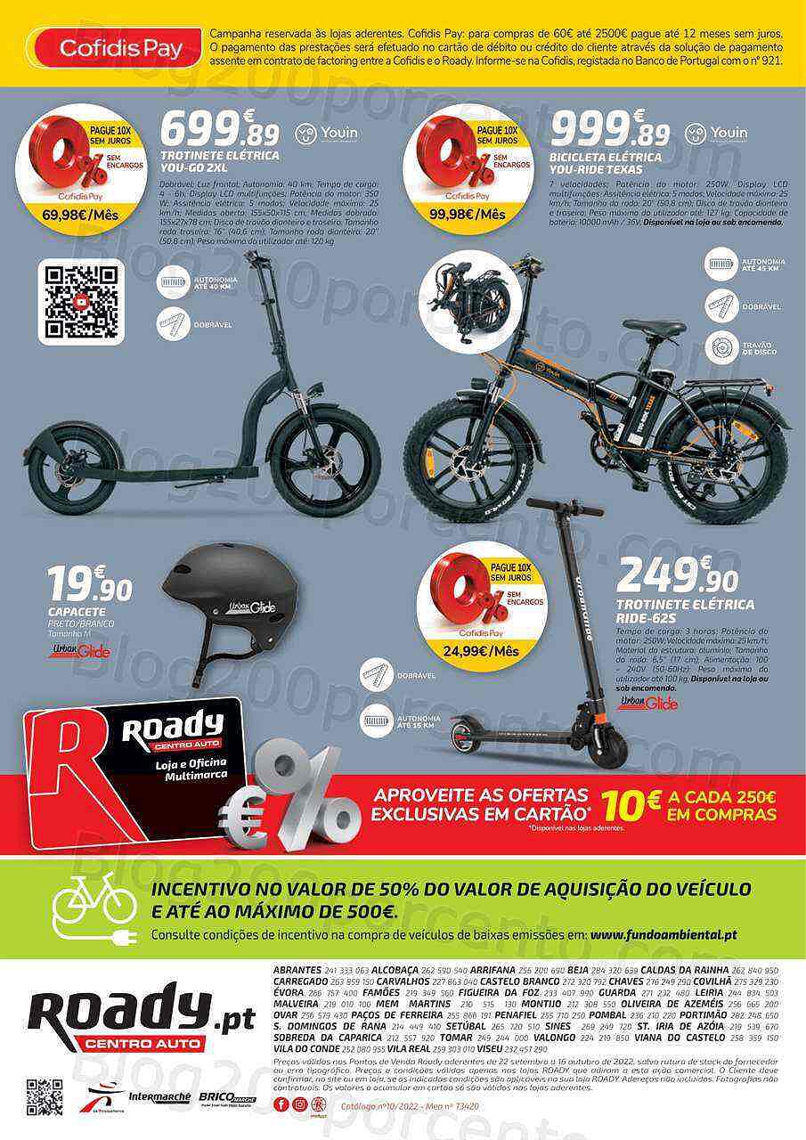 Antevisão Folheto ROADY Promoções de 22 setembro a 16 outubro