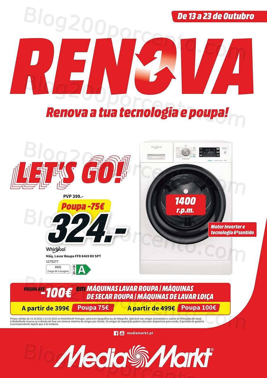 Antevisão Folheto MEDIA MARKT Promoções de 13 a 23 outubro