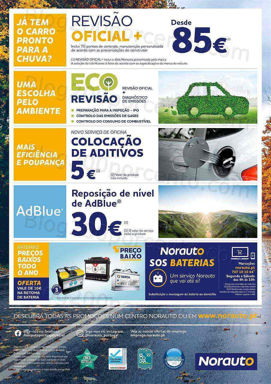Antevisão Folheto NORAUTO 28 setembro a 30 novembro