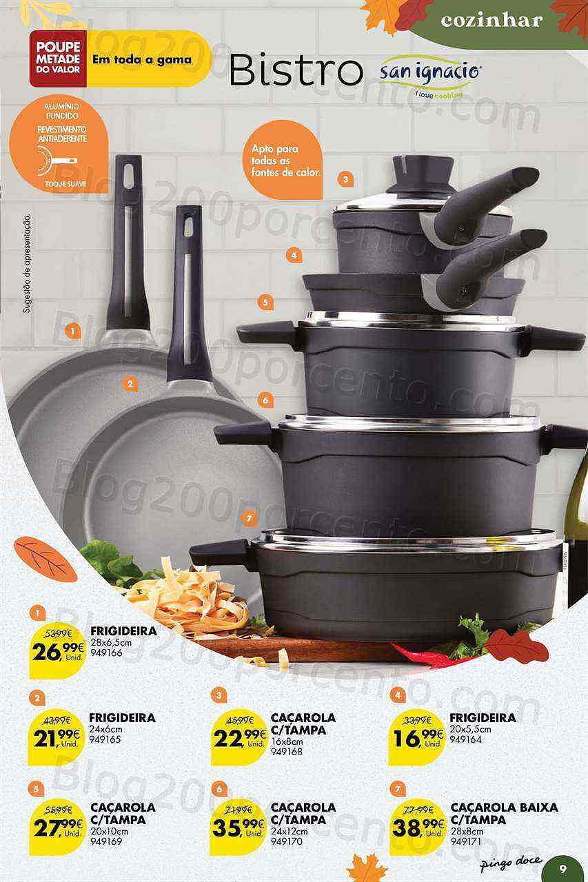 Antevisão Folheto PINGO DOCE Bazar Outono Promoções de 27 setembro a 24 outubro