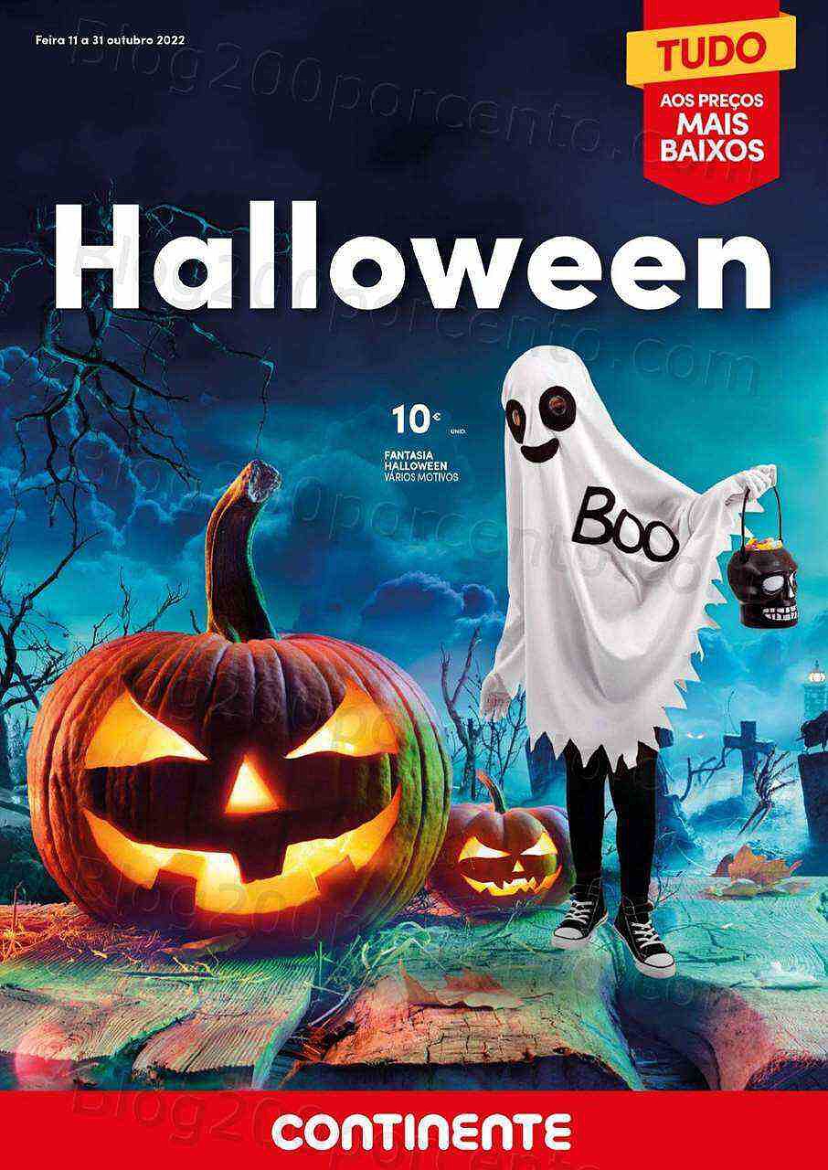 Antevisão Folheto CONTINENTE Halloween Promoções de 11 a 31 outubro