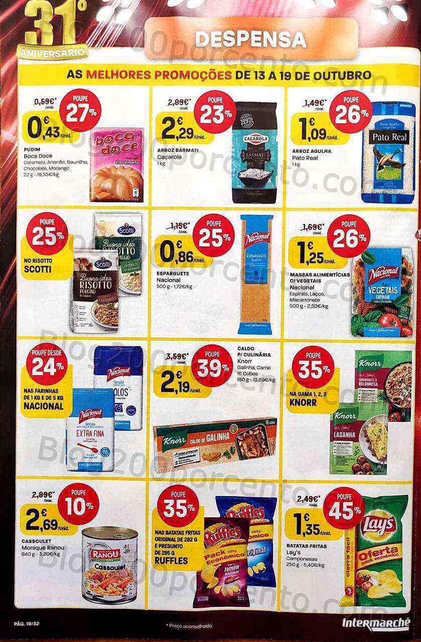 Antevisão Folheto INTERMARCHÉ Super Promoções de 13 a 19 outubro