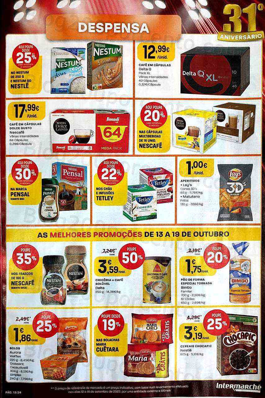 Antevisão Folheto INTERMARCHÉ Contact Promoções de 13 a 19 outubro