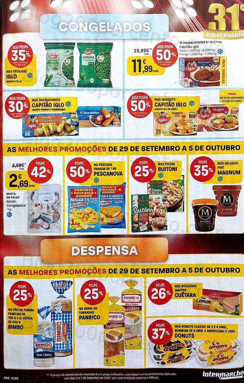 Antevisão Folheto INTERMARCHÉ Promoções de 29 setembro a 5 outubro