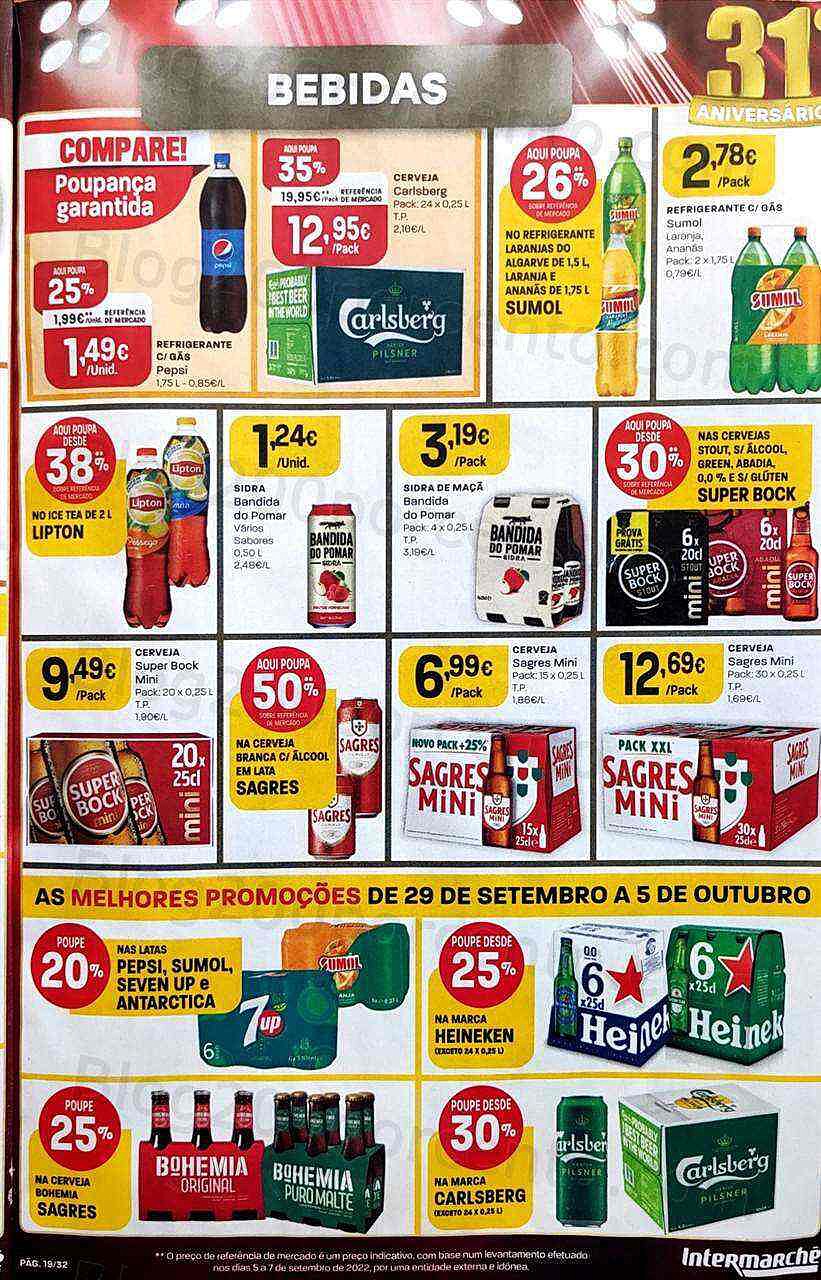 Antevisão Folheto INTERMARCHÉ Promoções de 29 setembro a 5 outubro