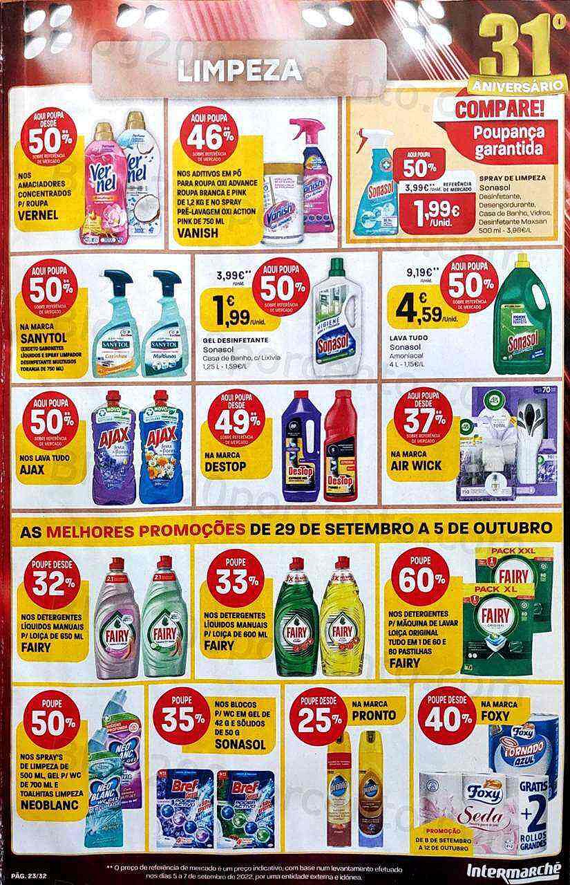 Antevisão Folheto INTERMARCHÉ Promoções de 29 setembro a 5 outubro