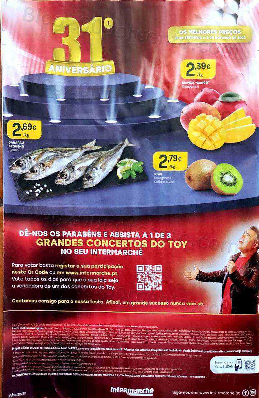 Antevisão Folheto INTERMARCHÉ Promoções de 29 setembro a 5 outubro