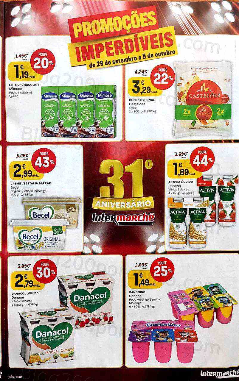 Antevisão Folheto INTERMARCHÉ Promoções de 29 setembro a 5 outubro