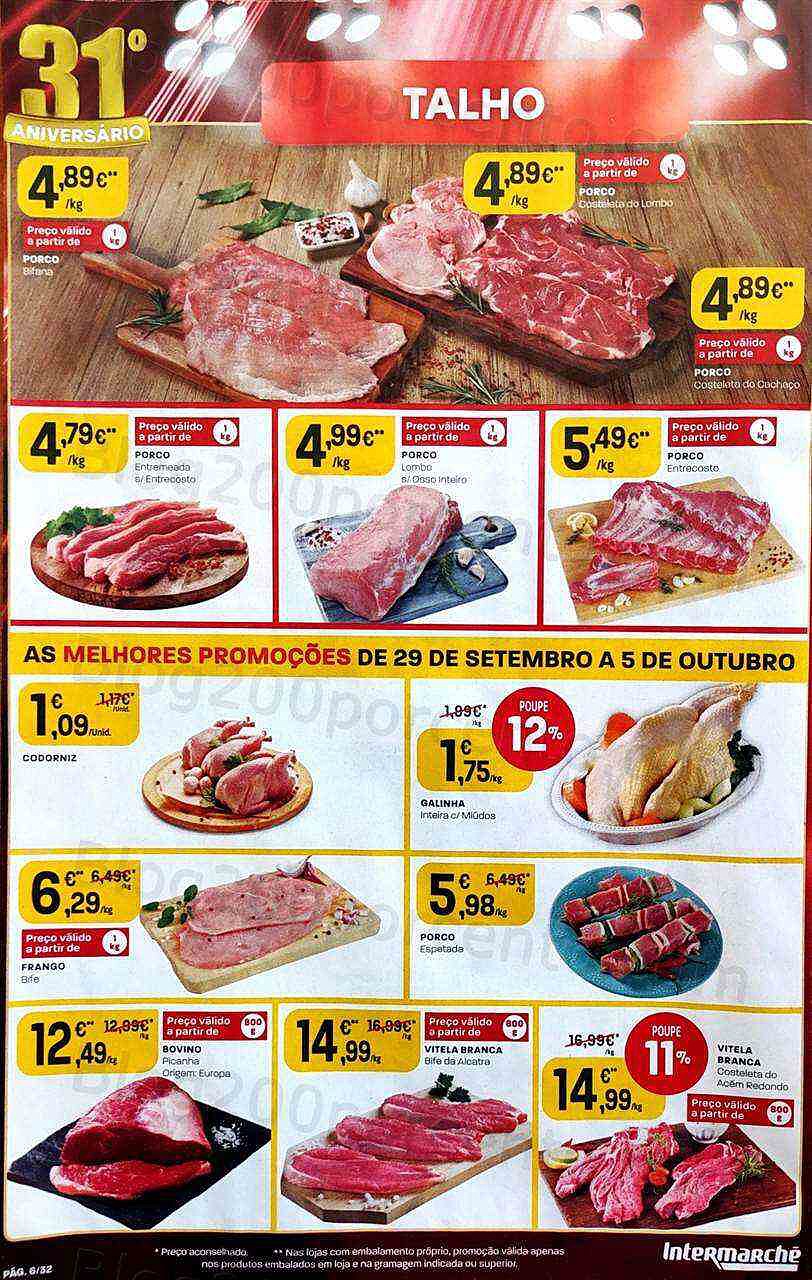 Antevisão Folheto INTERMARCHÉ Promoções de 29 setembro a 5 outubro