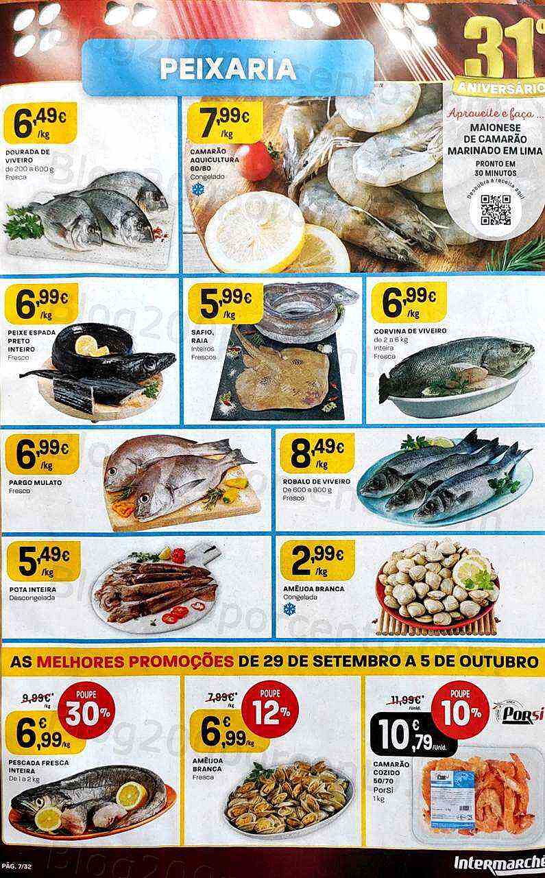 Antevisão Folheto INTERMARCHÉ Promoções de 29 setembro a 5 outubro