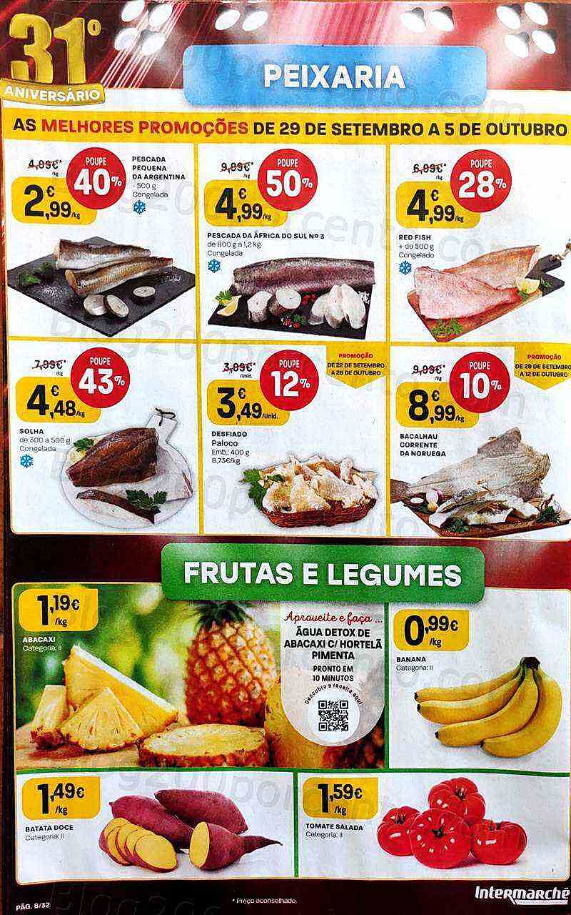 Antevisão Folheto INTERMARCHÉ Promoções de 29 setembro a 5 outubro