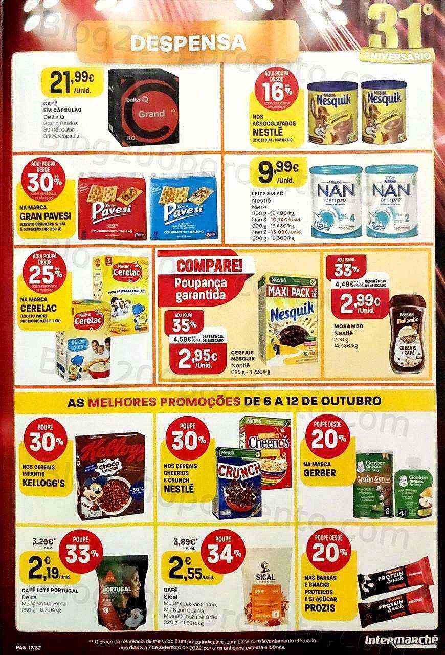 Antevisão Folheto INTERMARCHÉ Promoções de 6 a 12 outubro