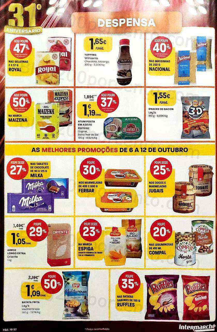 Antevisão Folheto INTERMARCHÉ Promoções de 6 a 12 outubro