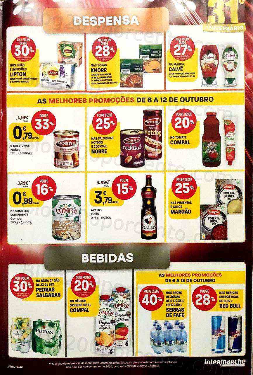 Antevisão Folheto INTERMARCHÉ Promoções de 6 a 12 outubro