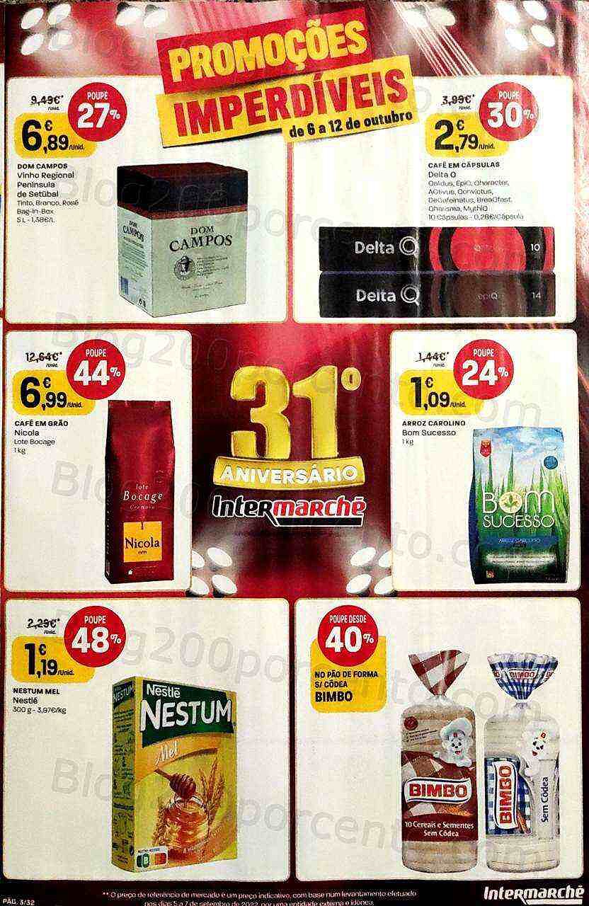 Antevisão Folheto INTERMARCHÉ Promoções de 6 a 12 outubro