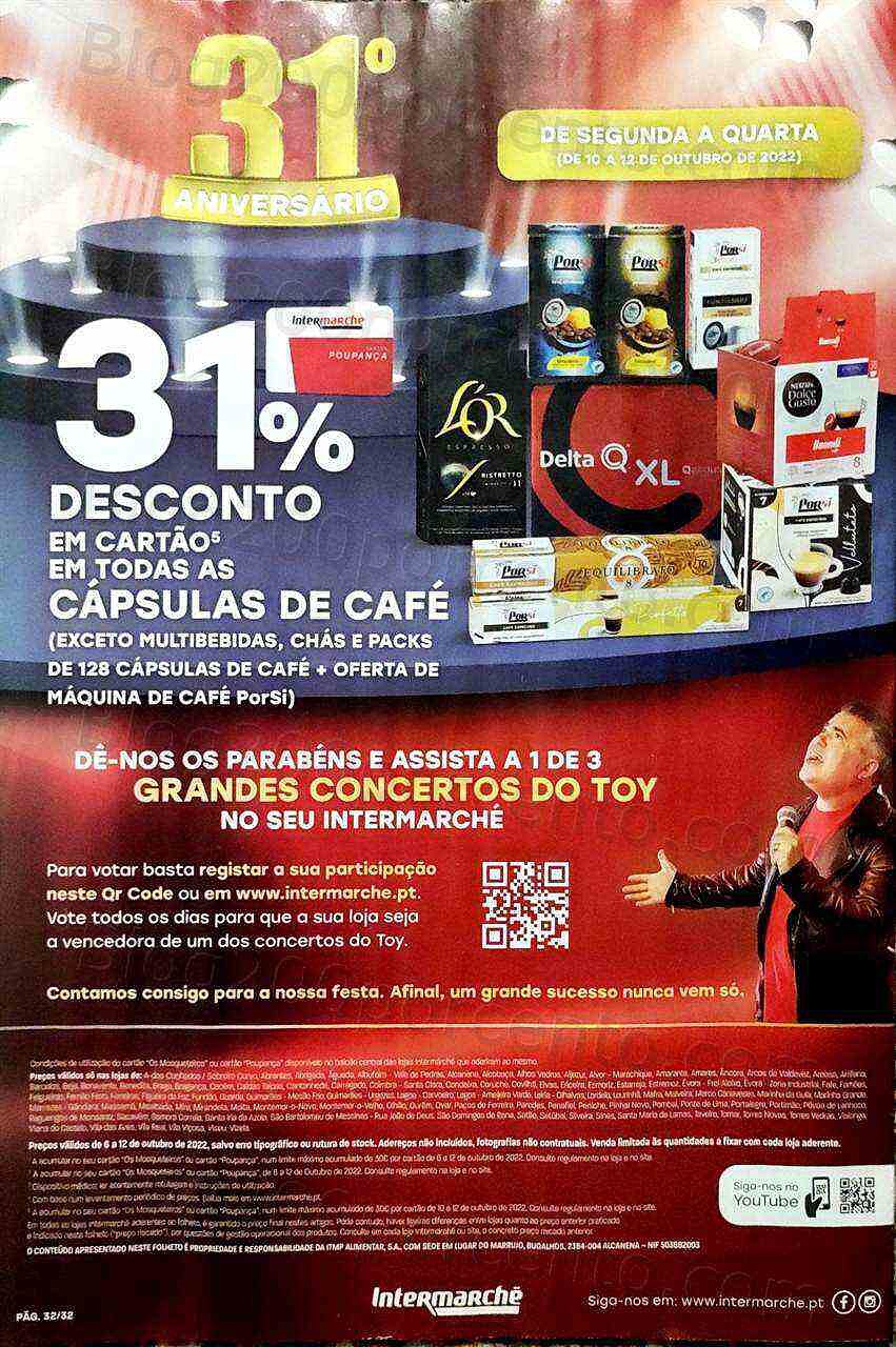 Antevisão Folheto INTERMARCHÉ Promoções de 6 a 12 outubro