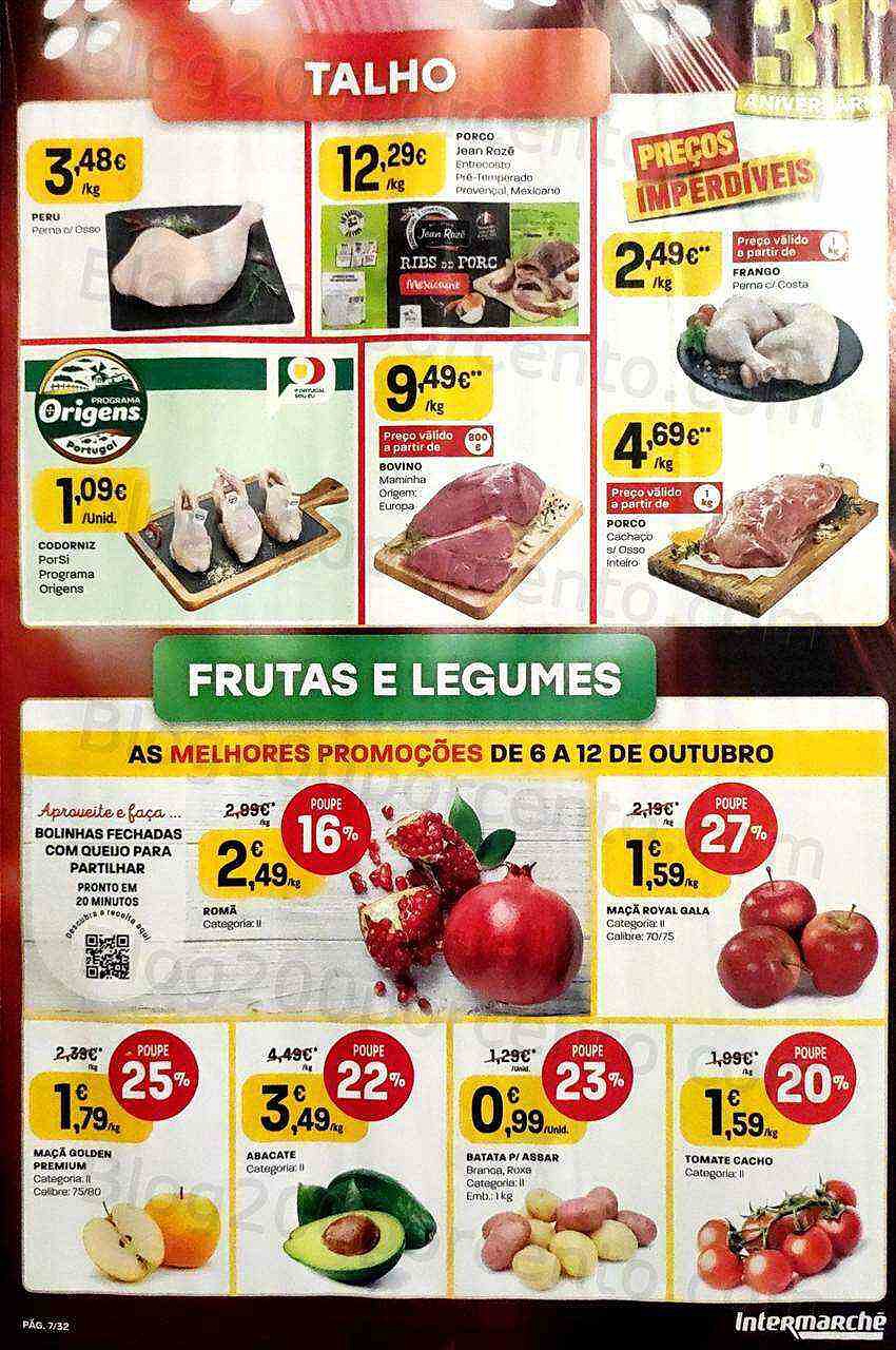 Antevisão Folheto INTERMARCHÉ Promoções de 6 a 12 outubro