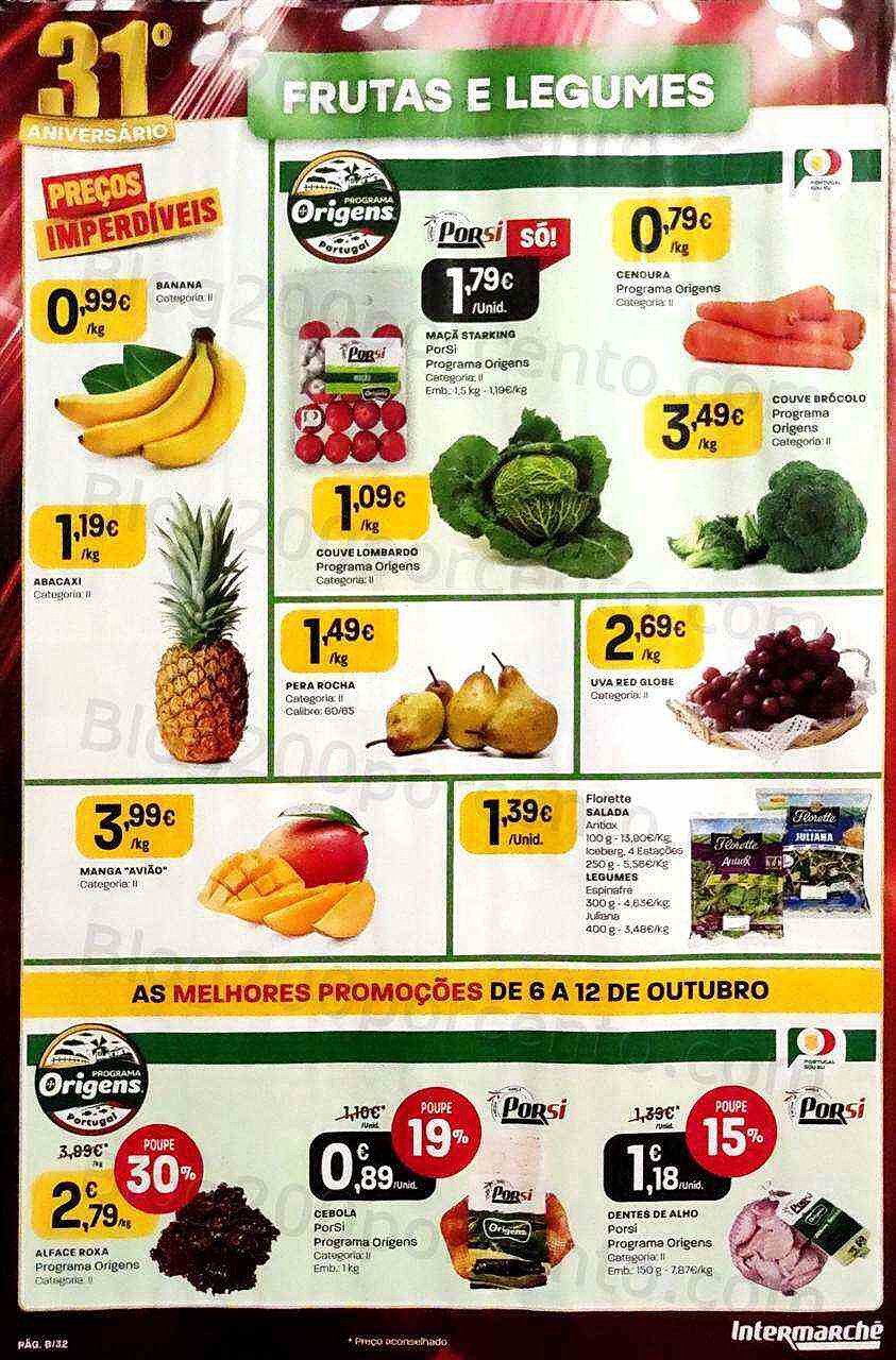 Antevisão Folheto INTERMARCHÉ Promoções de 6 a 12 outubro