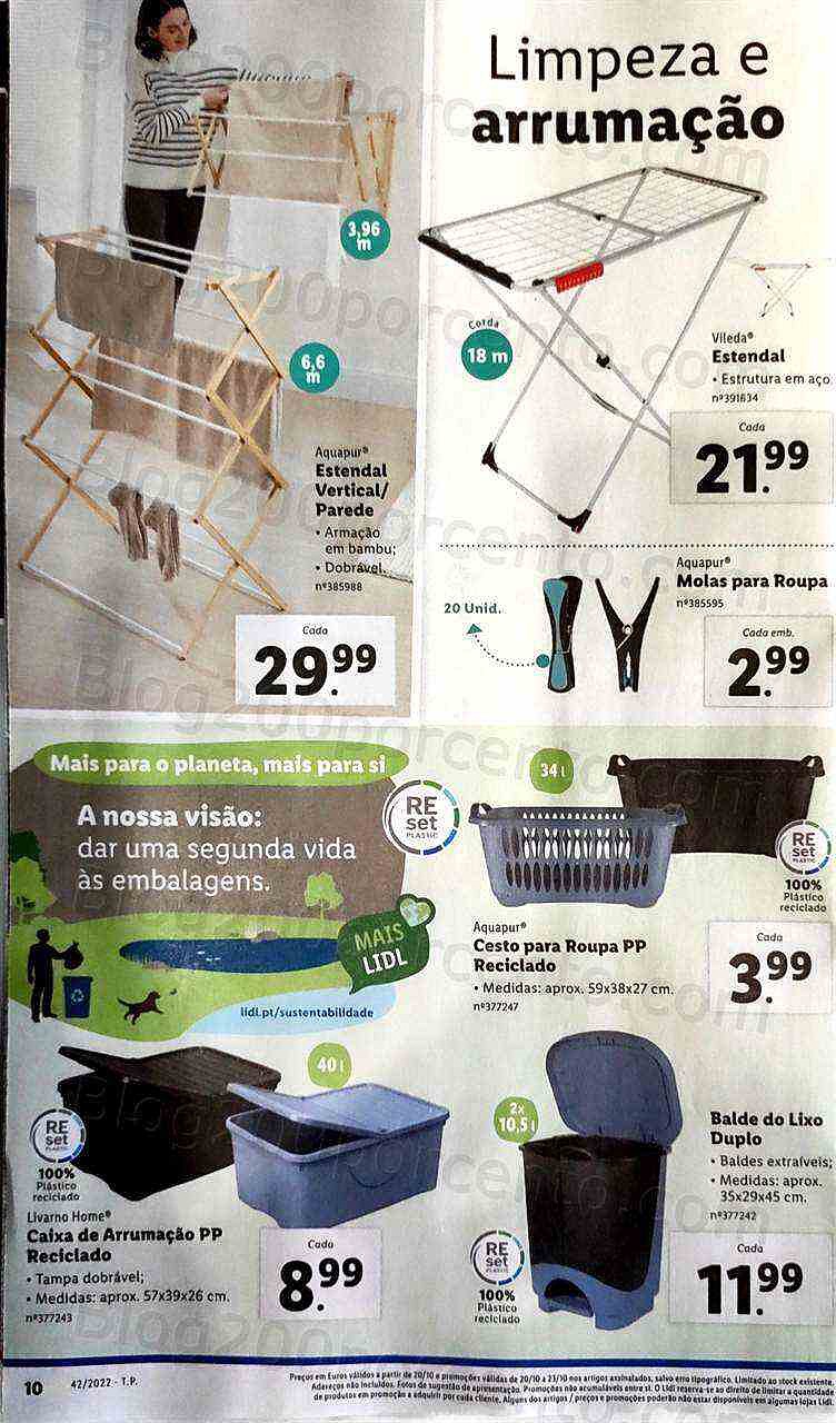 Antevisão Folheto LIDL Bazar Promoções a partir de 20 outubro