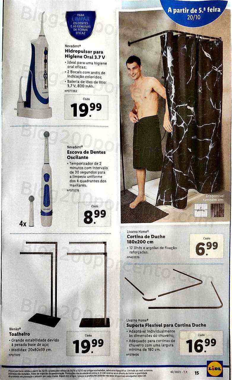Antevisão Folheto LIDL Bazar Promoções a partir de 20 outubro