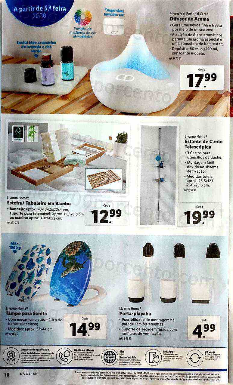 Antevisão Folheto LIDL Bazar Promoções a partir de 20 outubro