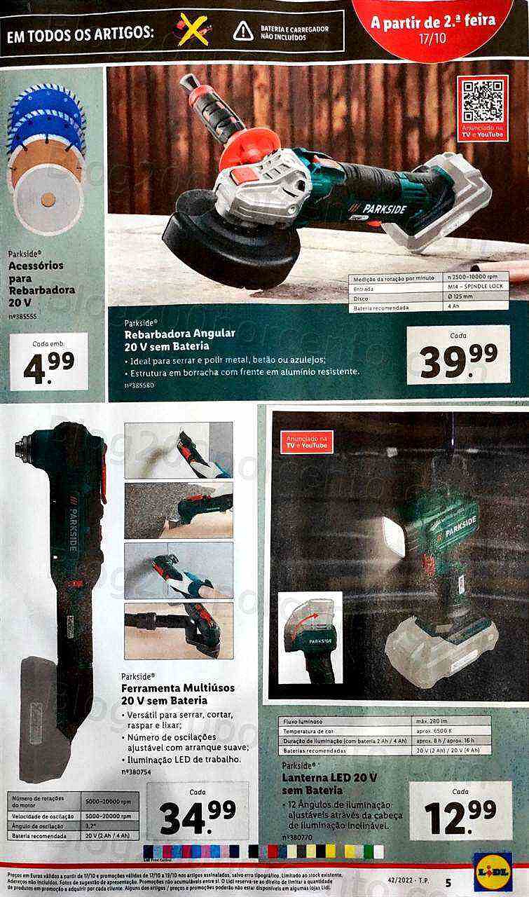 Antevisão Folheto LIDL Bazar Promoções a partir de 17 outubro