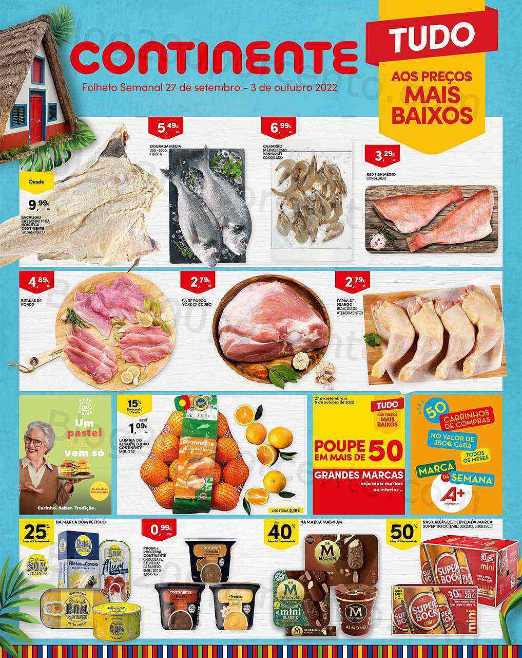 Antevisão Folheto CONTINENTE Madeira Promoções de 27 setembro a 3 outubro