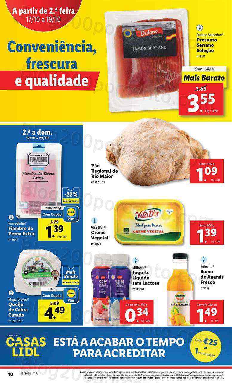 Antevisão Folheto LIDL Promoções de 17 a 23 outubro - Edição Digital
