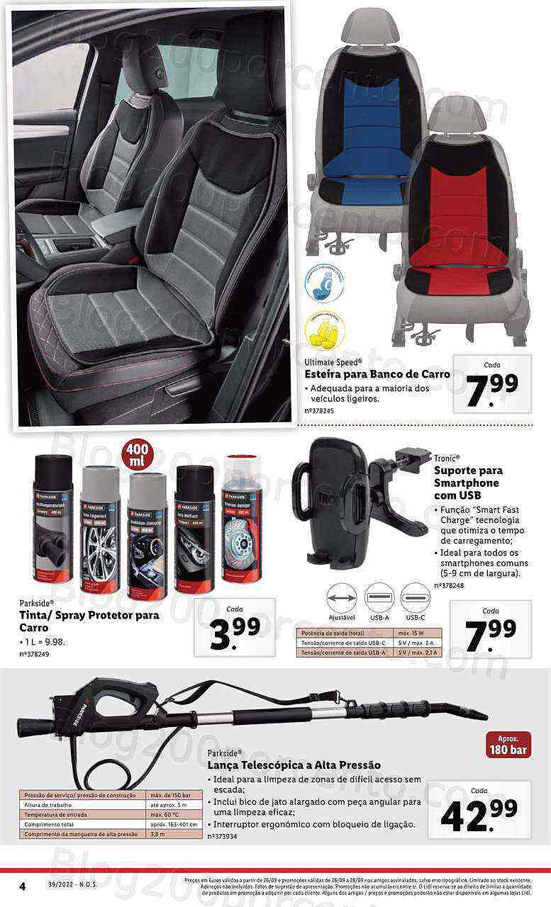 Antevisão Folheto LIDL Bazar Promoções de 26 setembro a 2 outubro