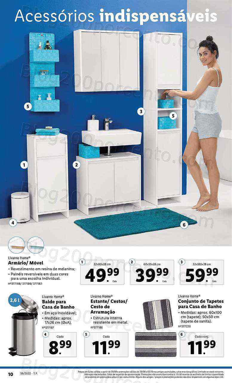 Antevisão Folheto LIDL Bazar Promoções de 26 setembro a 2 outubro