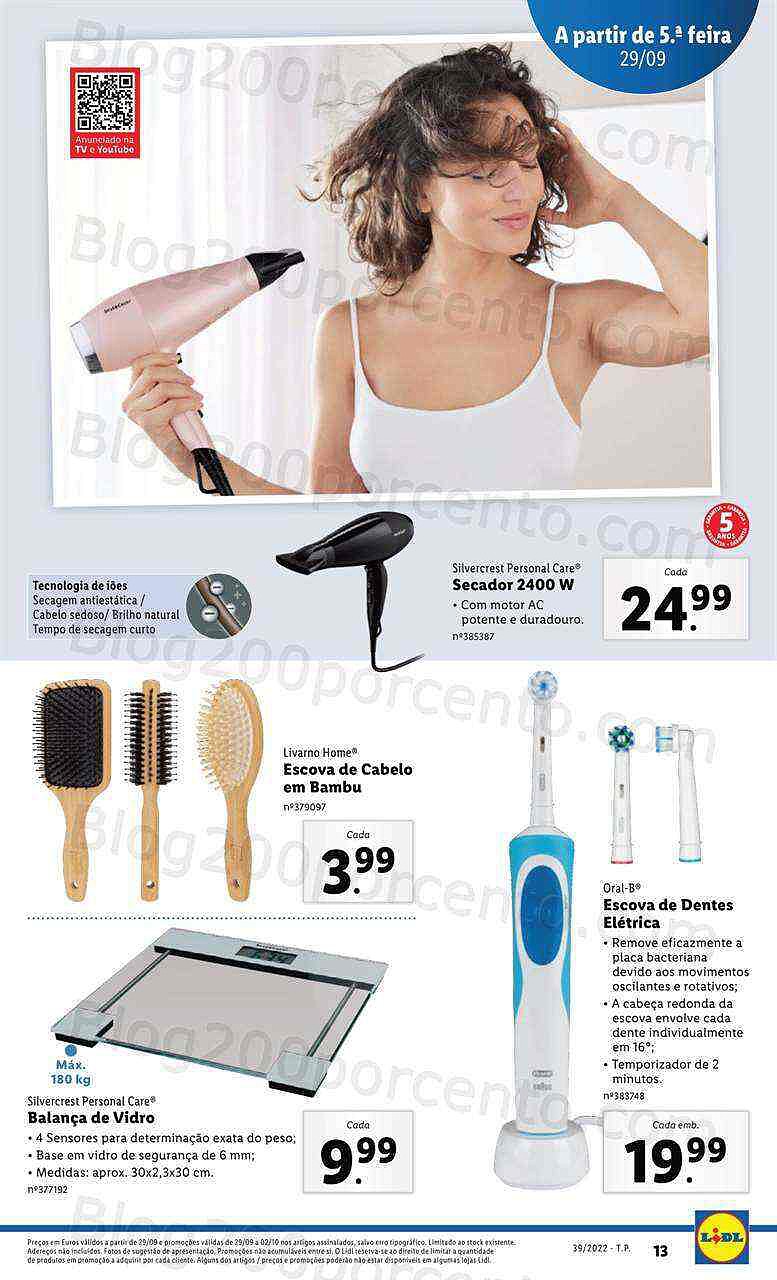 Antevisão Folheto LIDL Bazar Promoções de 26 setembro a 2 outubro