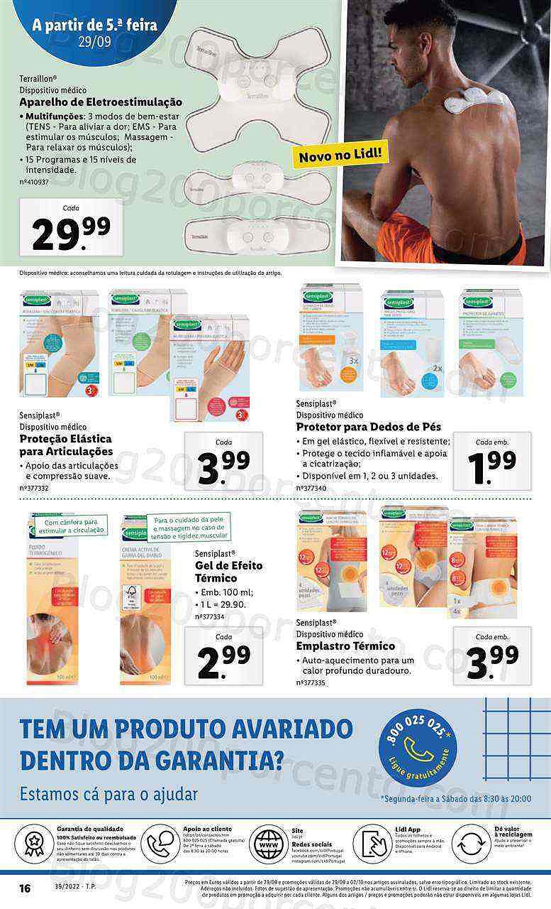 Antevisão Folheto LIDL Bazar Promoções de 26 setembro a 2 outubro