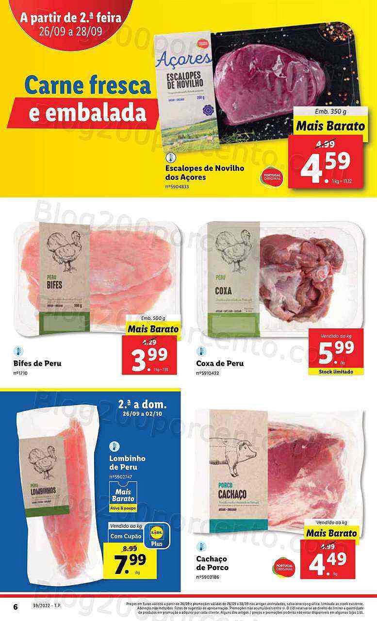 Antevisão Folheto LIDL Promoções de 26 setembro a 2 outubro