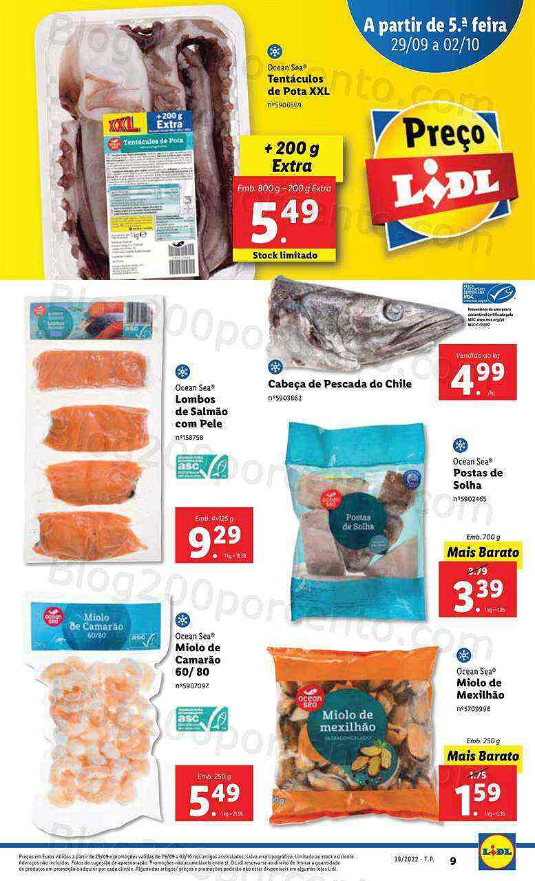 Antevisão Folheto LIDL Promoções de 26 setembro a 2 outubro
