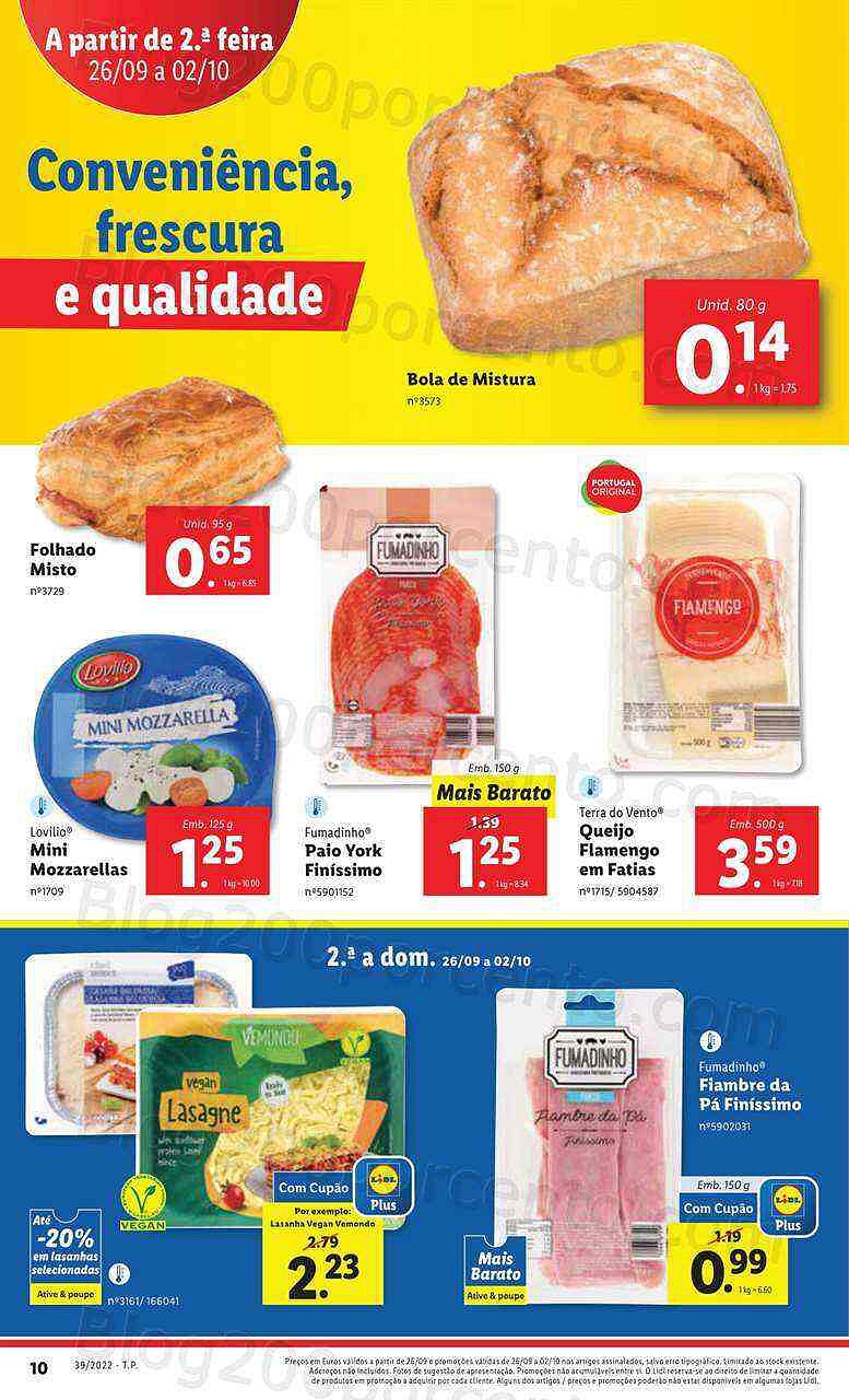 Antevisão Folheto LIDL Promoções de 26 setembro a 2 outubro