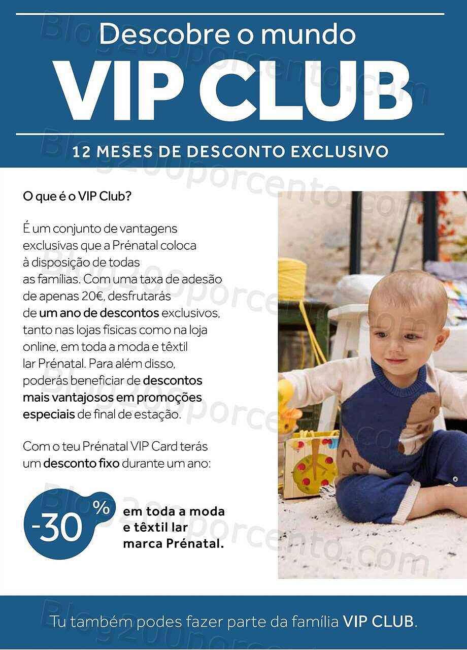 Antevisão Folheto PRÉNATAL Bebé Promoções de 13 outubro a 13 novembro