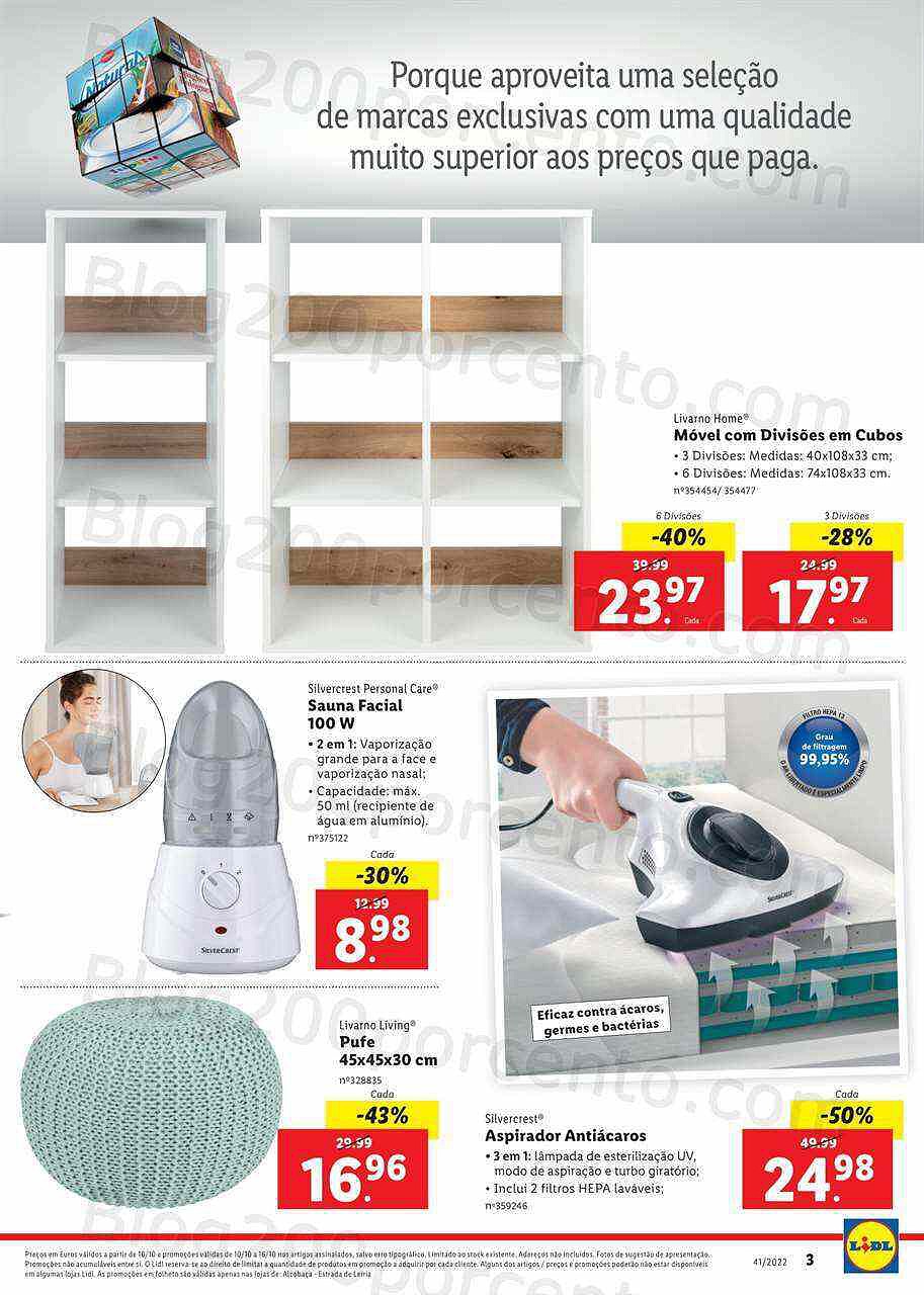 Antevisão Folheto LIDL Especial Bazar Promoções de 10 a 16 outubro