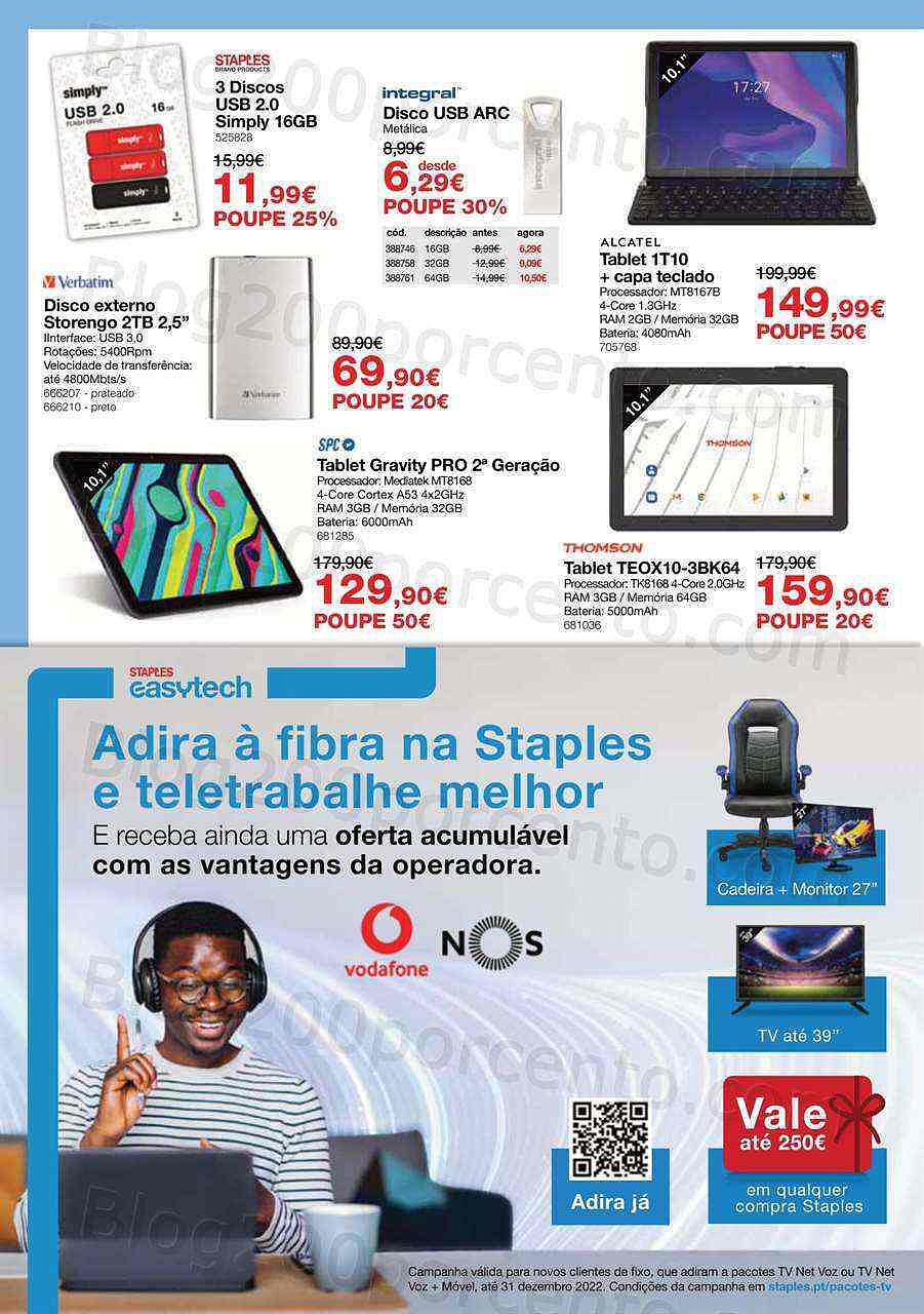 Antevisão Folheto STAPLES Promoções de 10 a 27 outubro