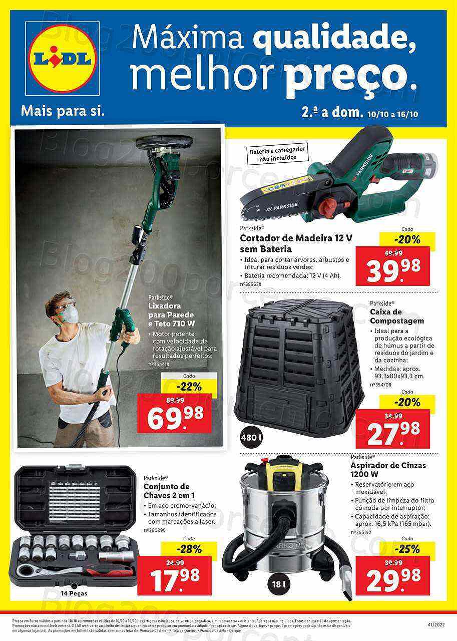 Antevisão Folheto LIDL Especial Bazar Viana do Castelo Promoções de 10 a 16 outubro