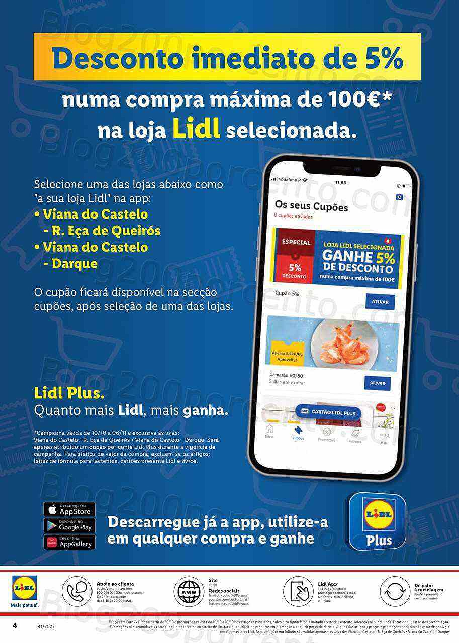 Antevisão Folheto LIDL Especial Bazar Viana do Castelo Promoções de 10 a 16 outubro