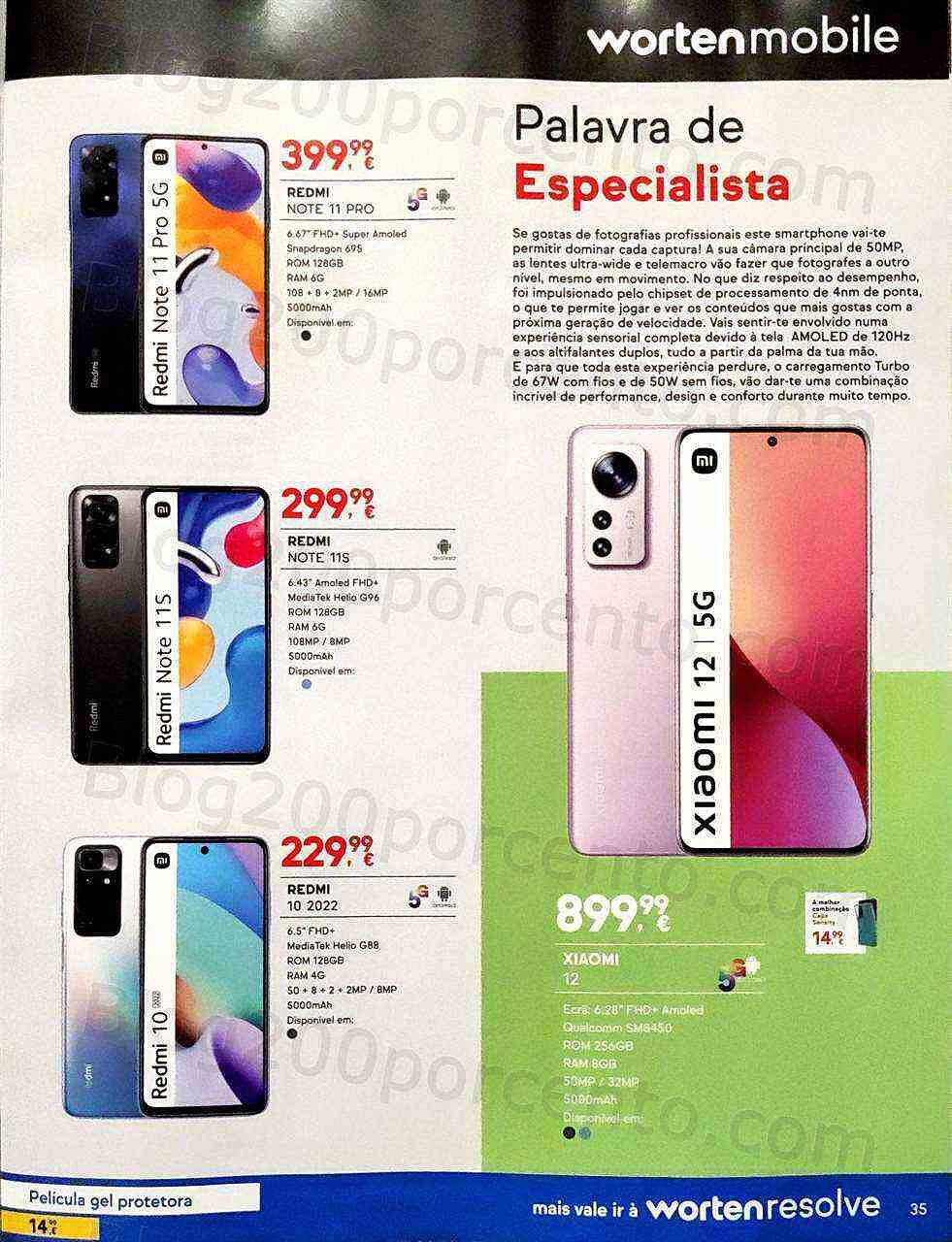 Antevisão Folheto WORTEN Mobile Promoções de 3 a 31 outubro