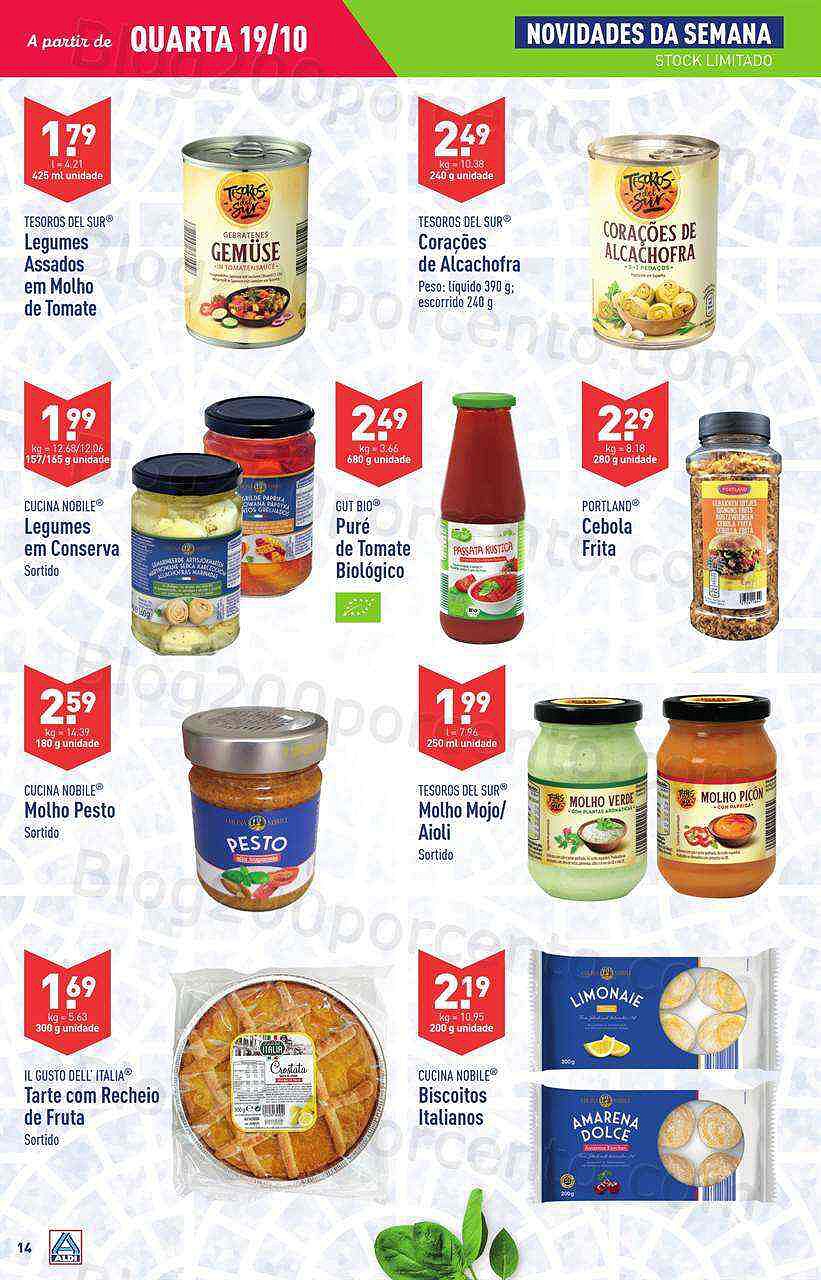 Antevisão Folheto ALDI Promoções de 19 a 25 outubro