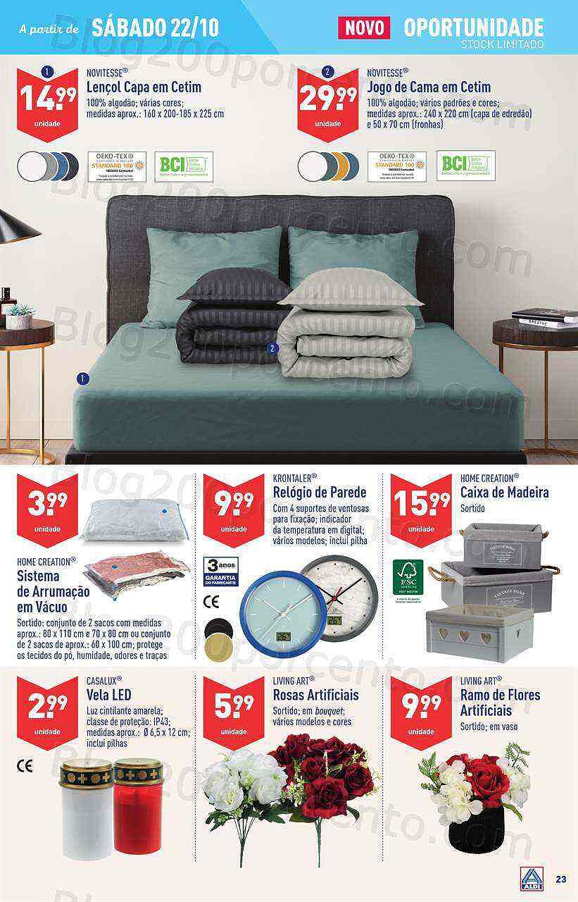 Antevisão Folheto ALDI Promoções de 19 a 25 outubro