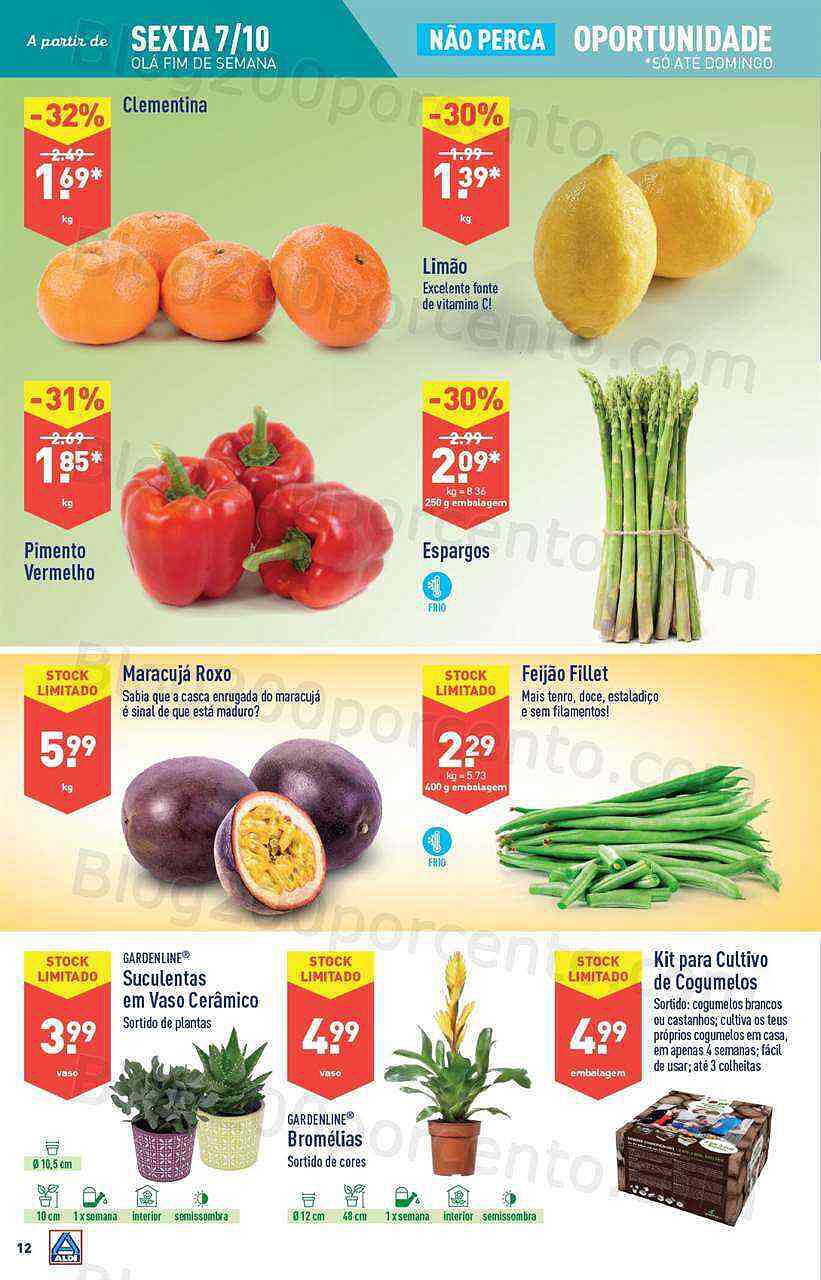 Antevisão Folheto ALDI Promoções de 5 a 11 outubro