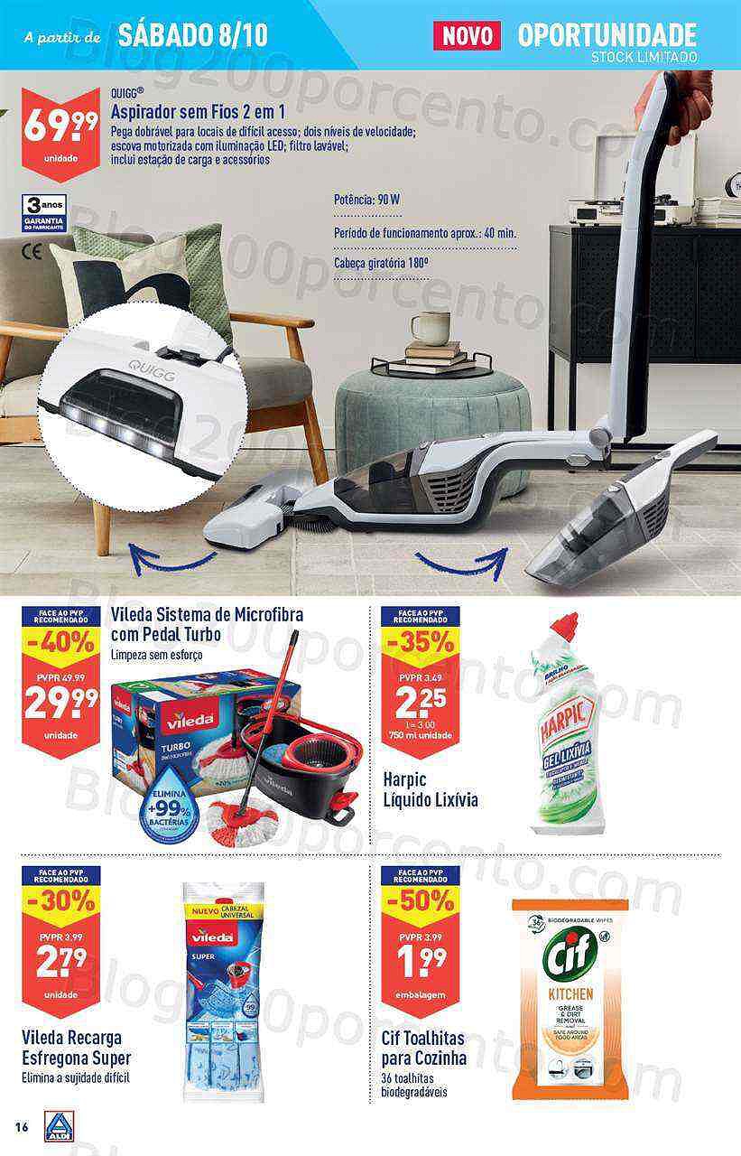 Antevisão Folheto ALDI Bazar Promoções a partir de 8 outubro