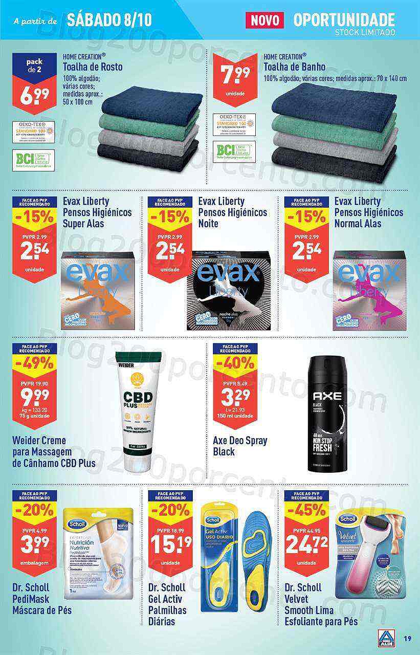 Antevisão Folheto ALDI Bazar Promoções a partir de 8 outubro