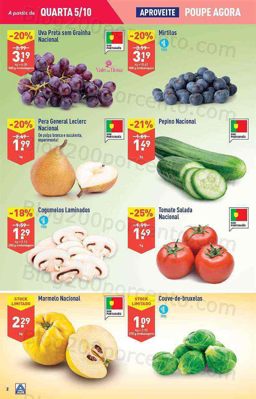Antevisão Folheto ALDI Promoções de 5 a 11 outubro