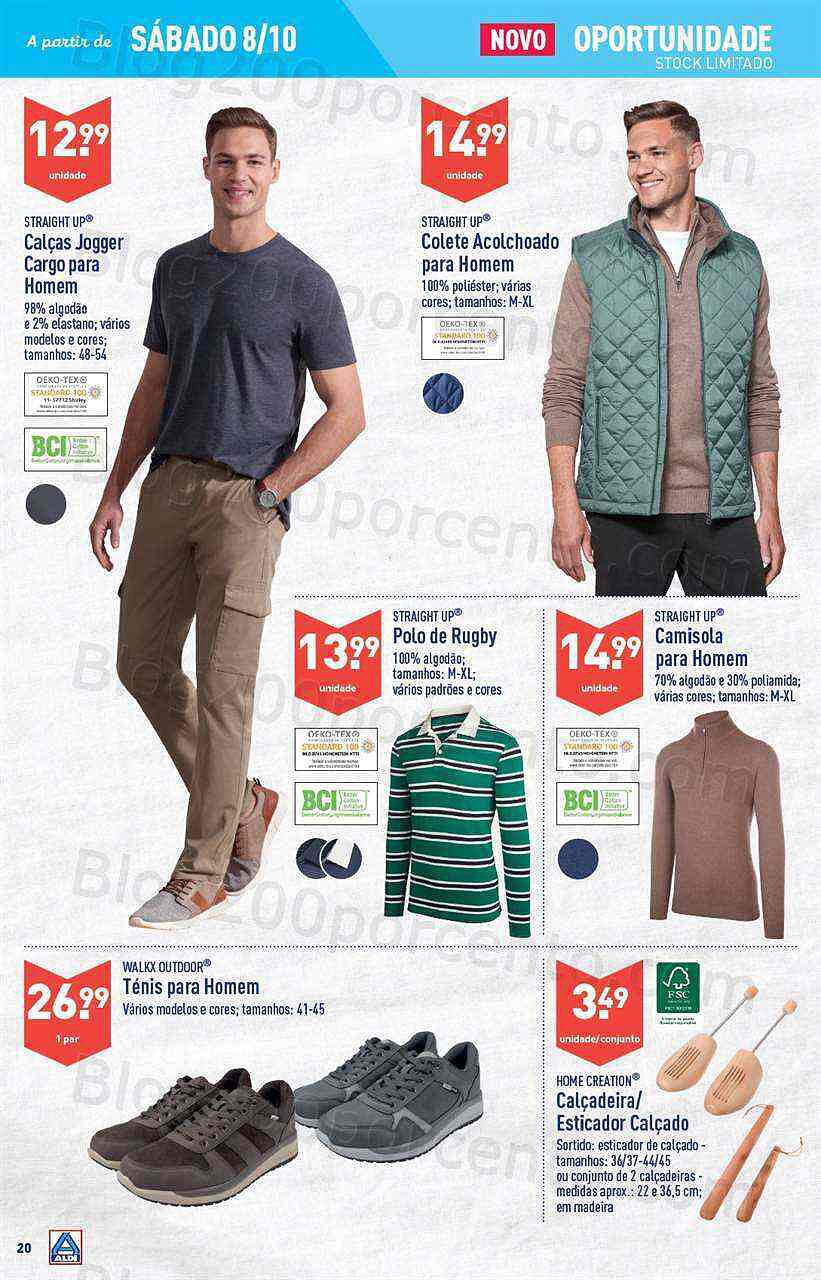 Antevisão Folheto ALDI Bazar Promoções a partir de 8 outubro