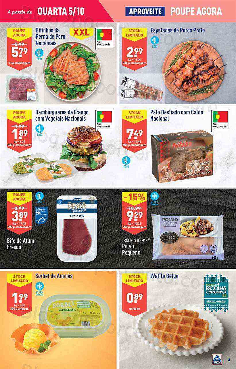 Antevisão Folheto ALDI Promoções de 5 a 11 outubro