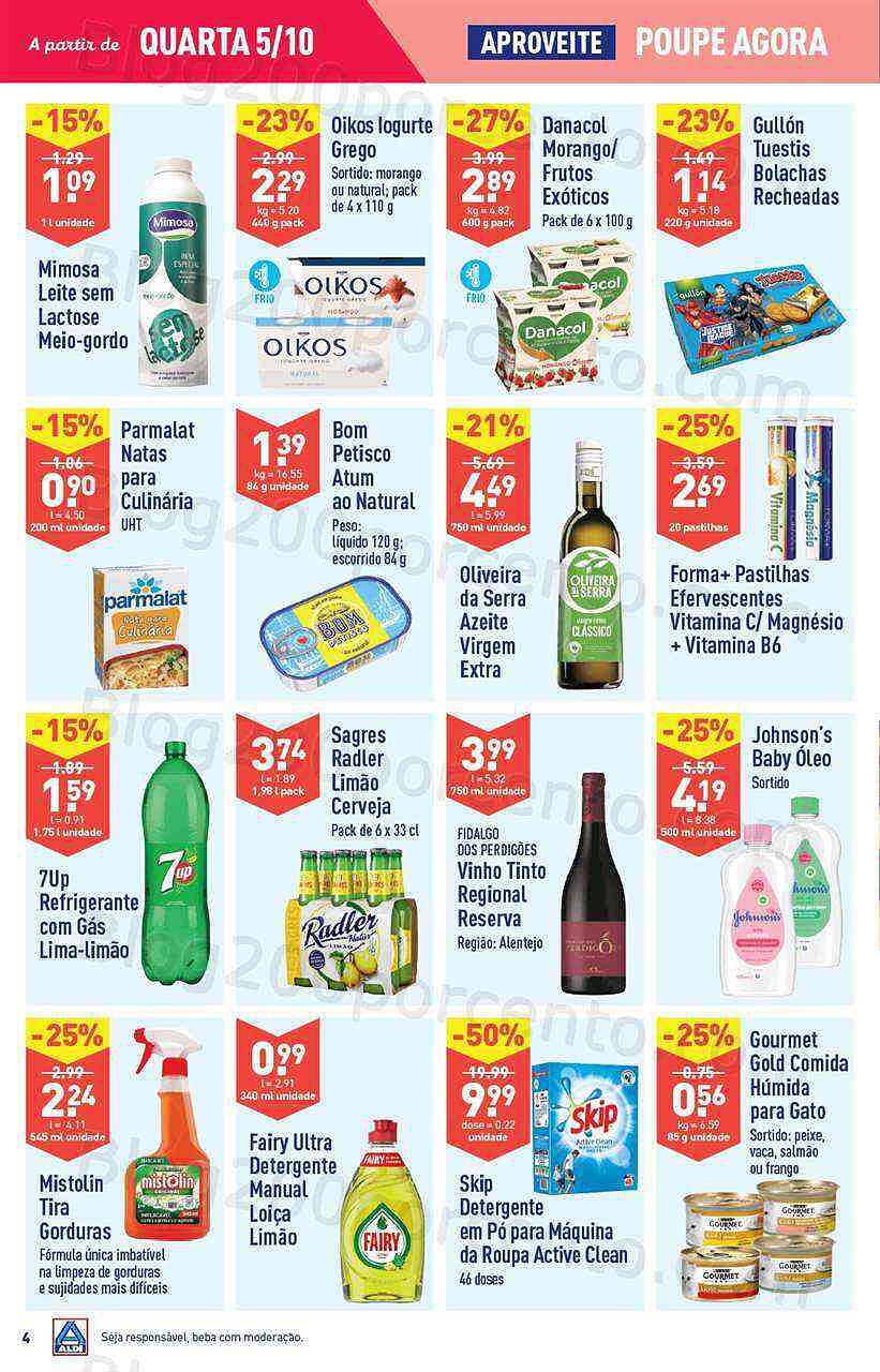 Antevisão Folheto ALDI Promoções de 5 a 11 outubro